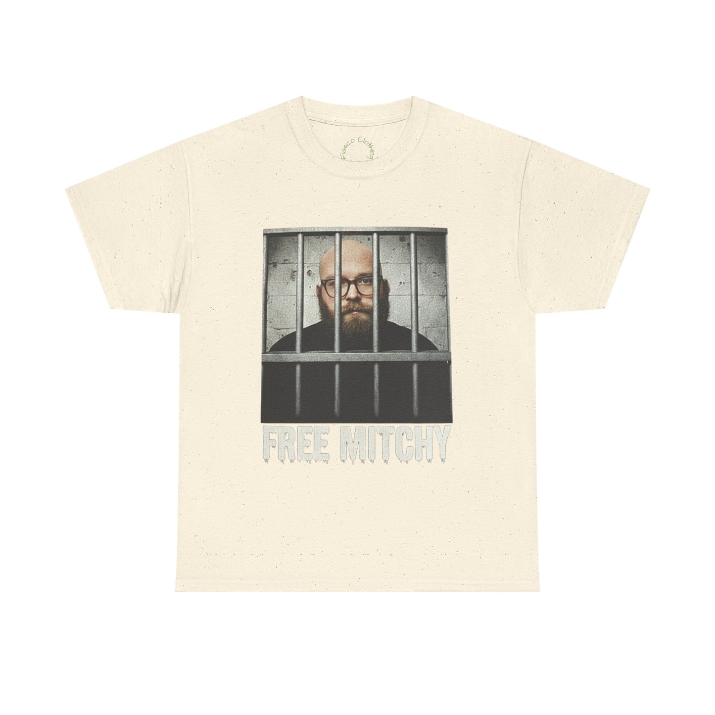 'Free Mitchy' Unisex Heavy Cotton Tee - Statement Shirt for Activism & Awareness
