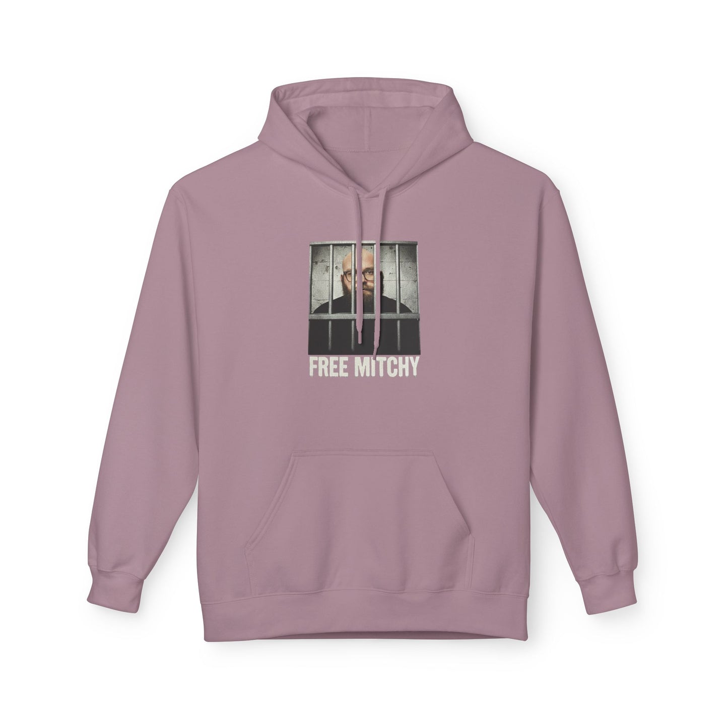 'Free Mitchy' Jail Portrait Graphic Pullover