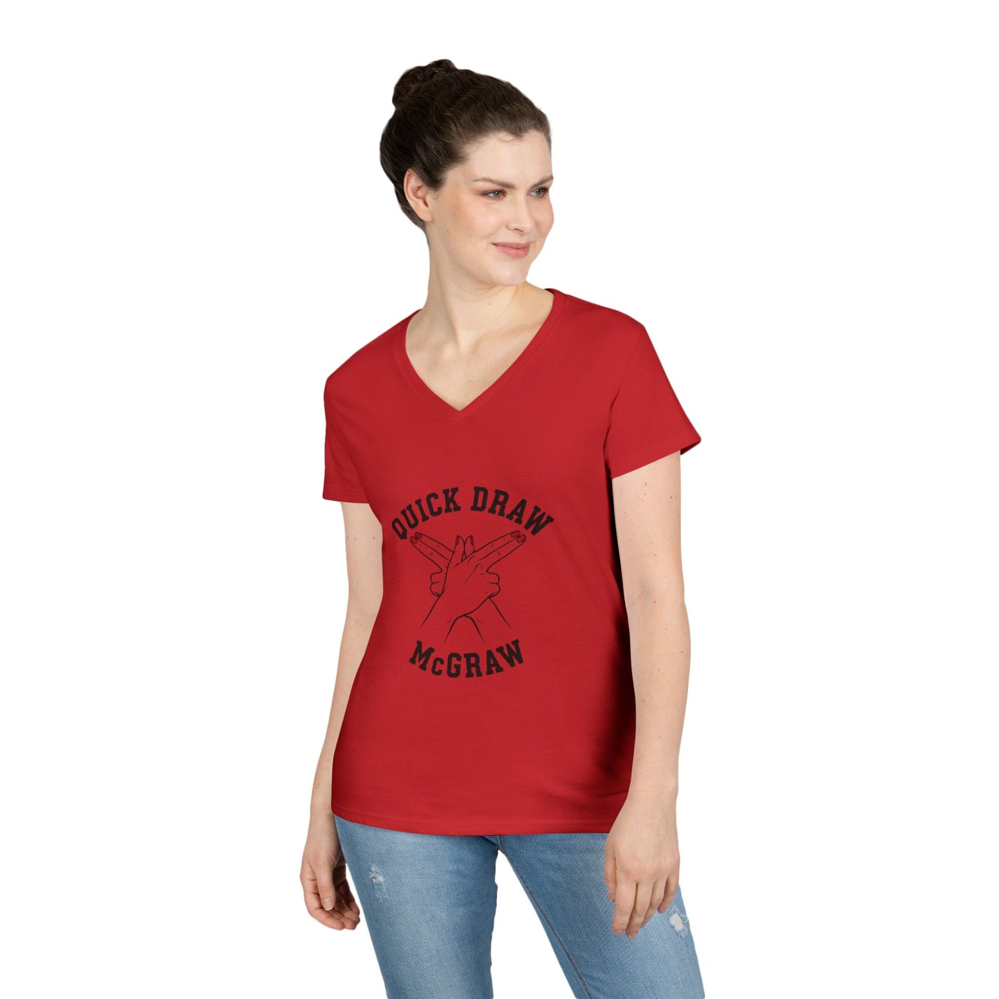 V-Neck T-Shirt Quick Draw McGraw PS Inspired
