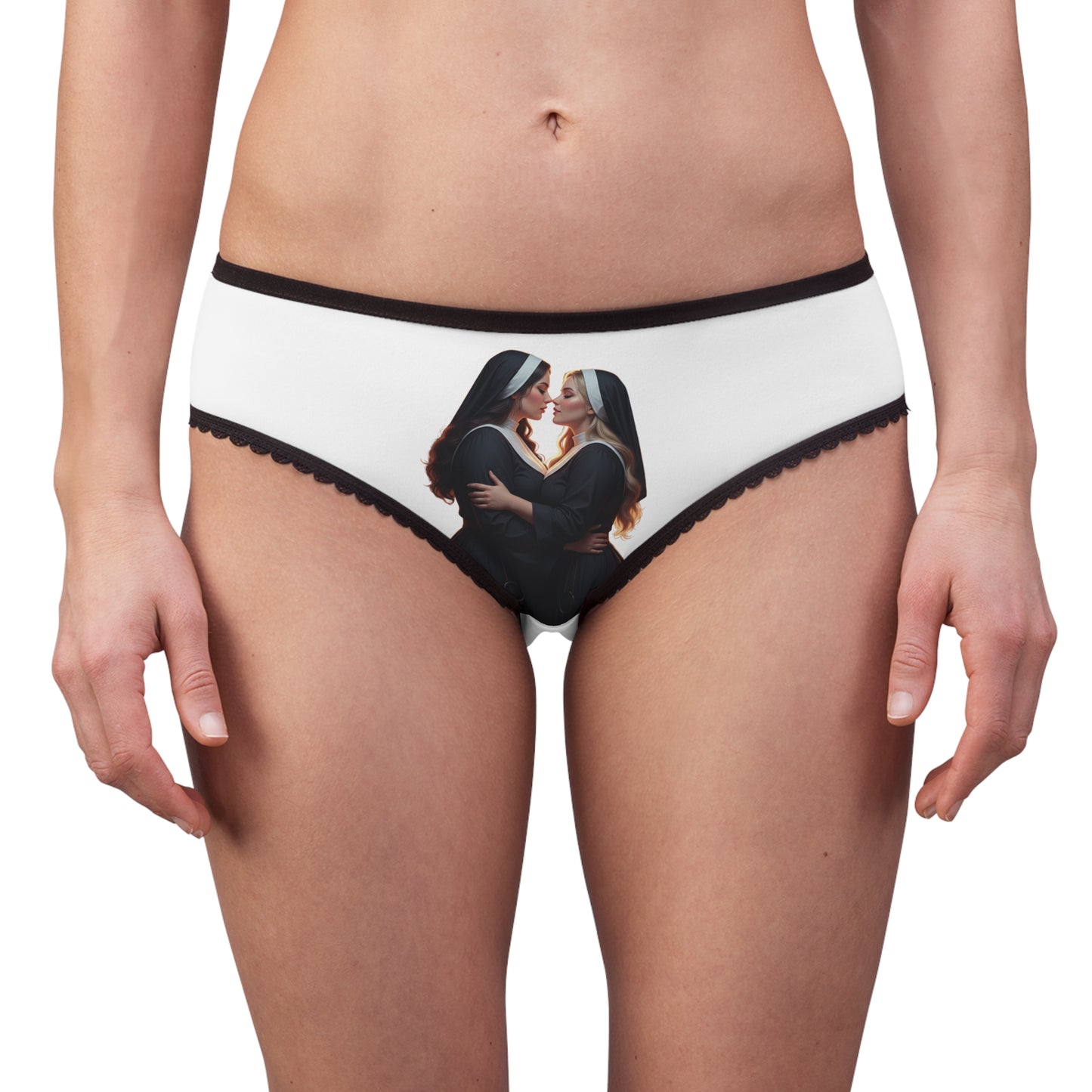 "Mitchy" Fun and Fierce Women's Briefs – Playful All-Over Print