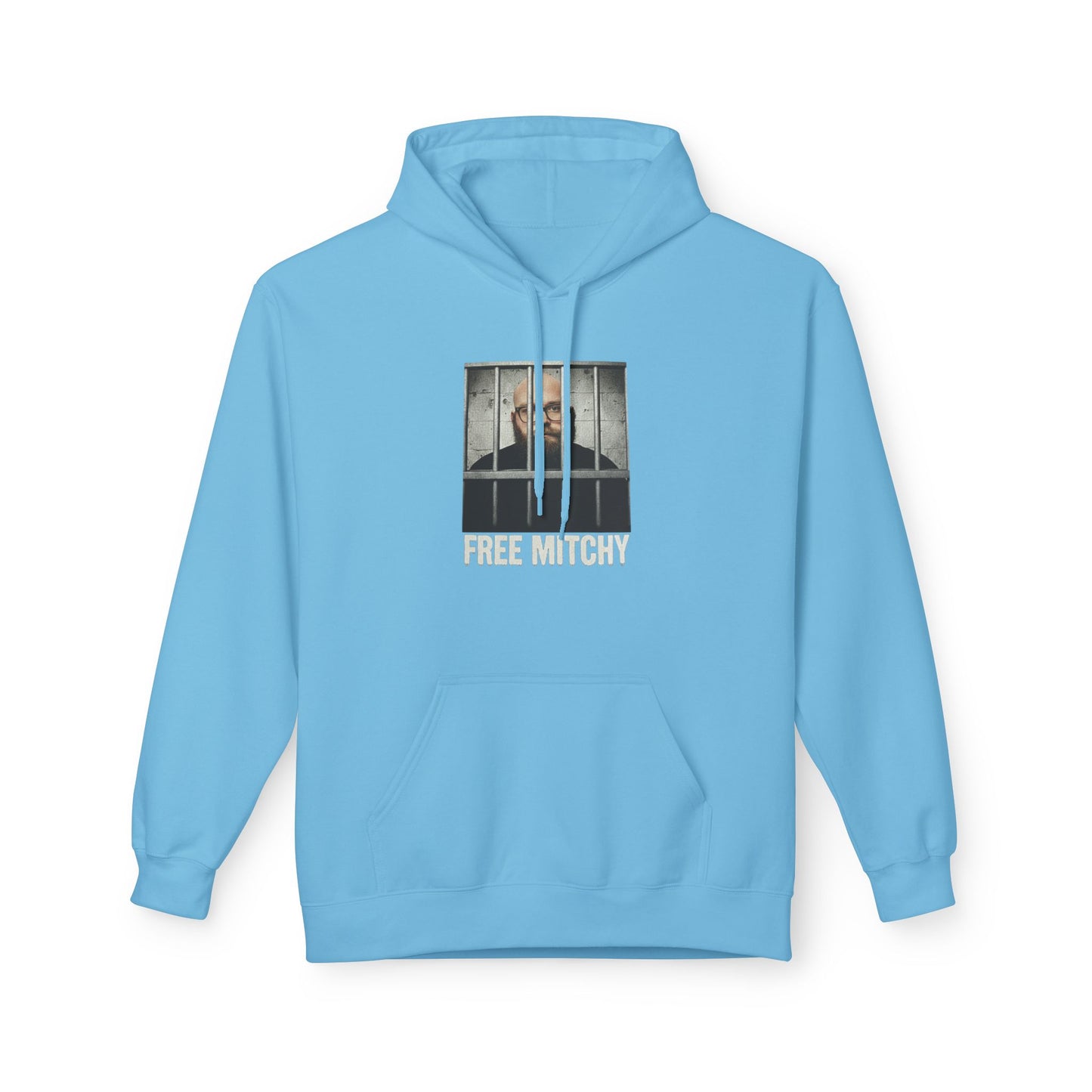 'Free Mitchy' Jail Portrait Graphic Pullover