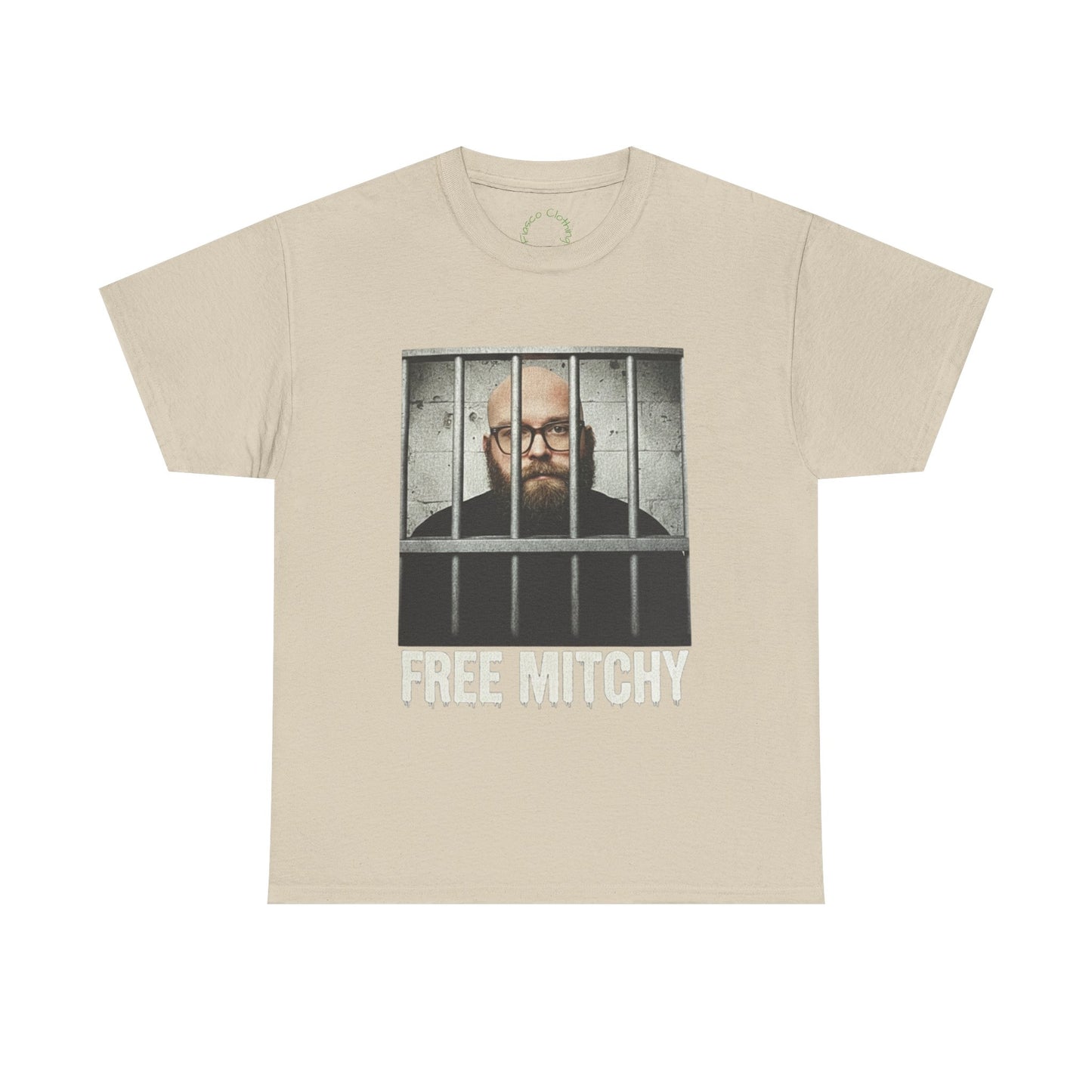 'Free Mitchy' Unisex Heavy Cotton Tee - Statement Shirt for Activism & Awareness