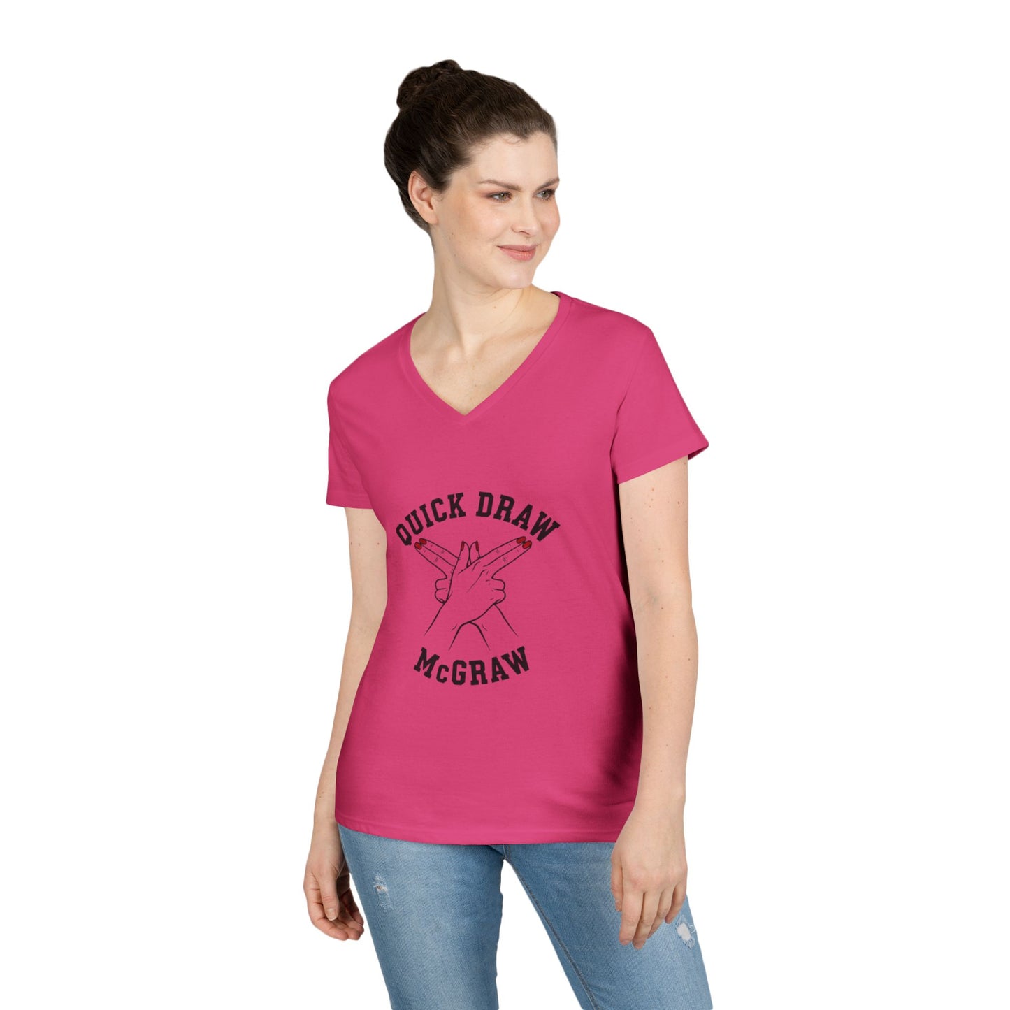 V-Neck T-Shirt Quick Draw McGraw PS Inspired