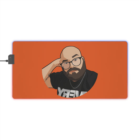 "Mitchy" LED Gaming Mouse Pad with Custom Design